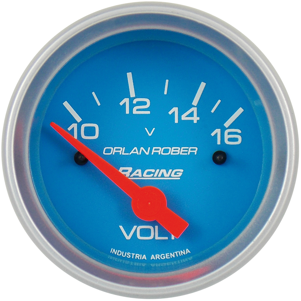 324C12V - VOLTIMETRO 12V - CELESTE